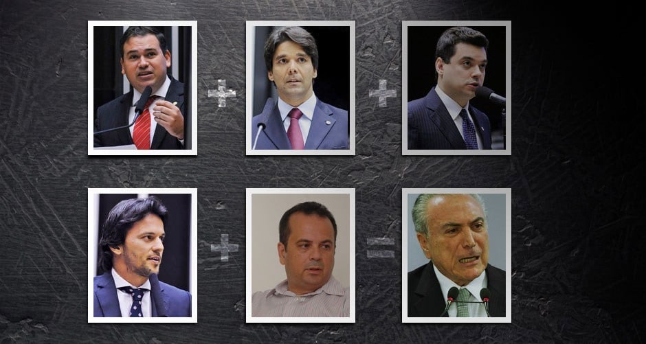 Cinco deputados do RN foram contra afastamento de Michel Temer da presidência   