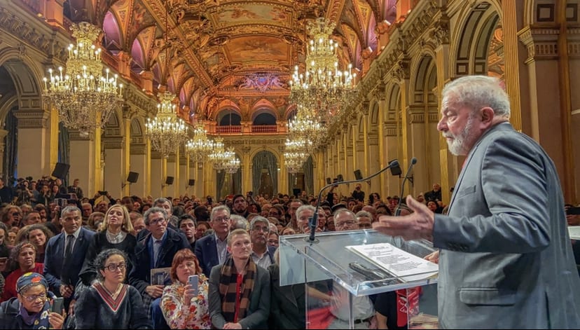 Lula em Paris: 