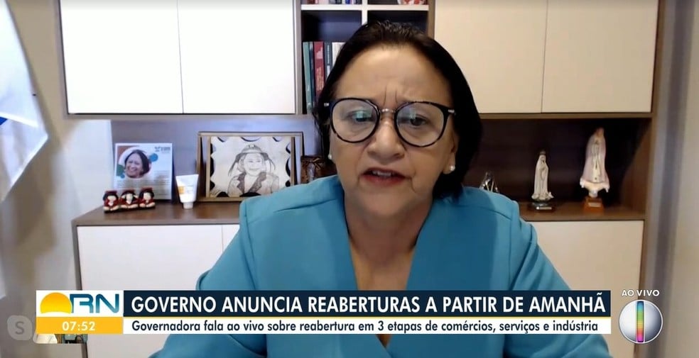 Fátima anuncia abertura de mais 62 leitos de UTI para reduzir taxa de ocupação a 80%
