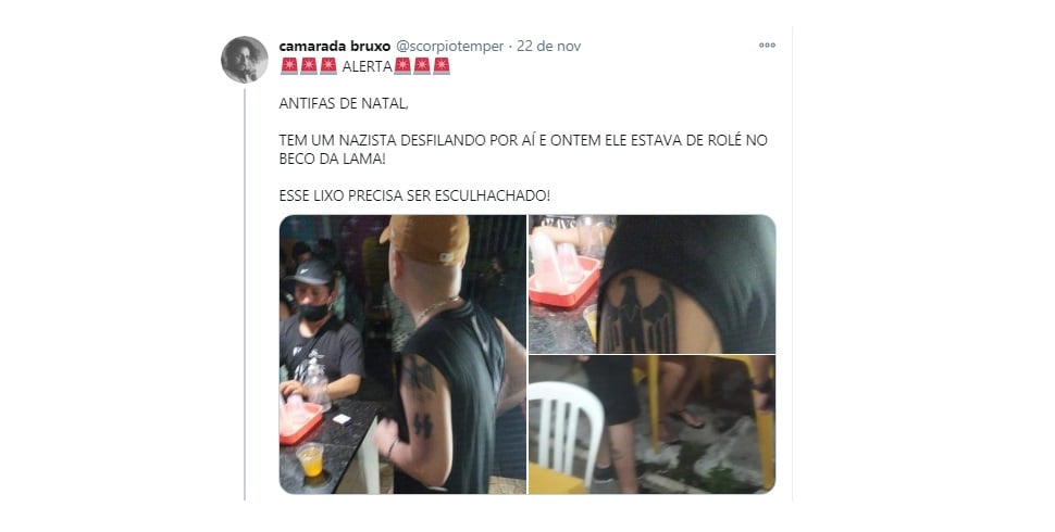 IFRN não se pronuncia sobre professor que tatuou símbolos nazistas