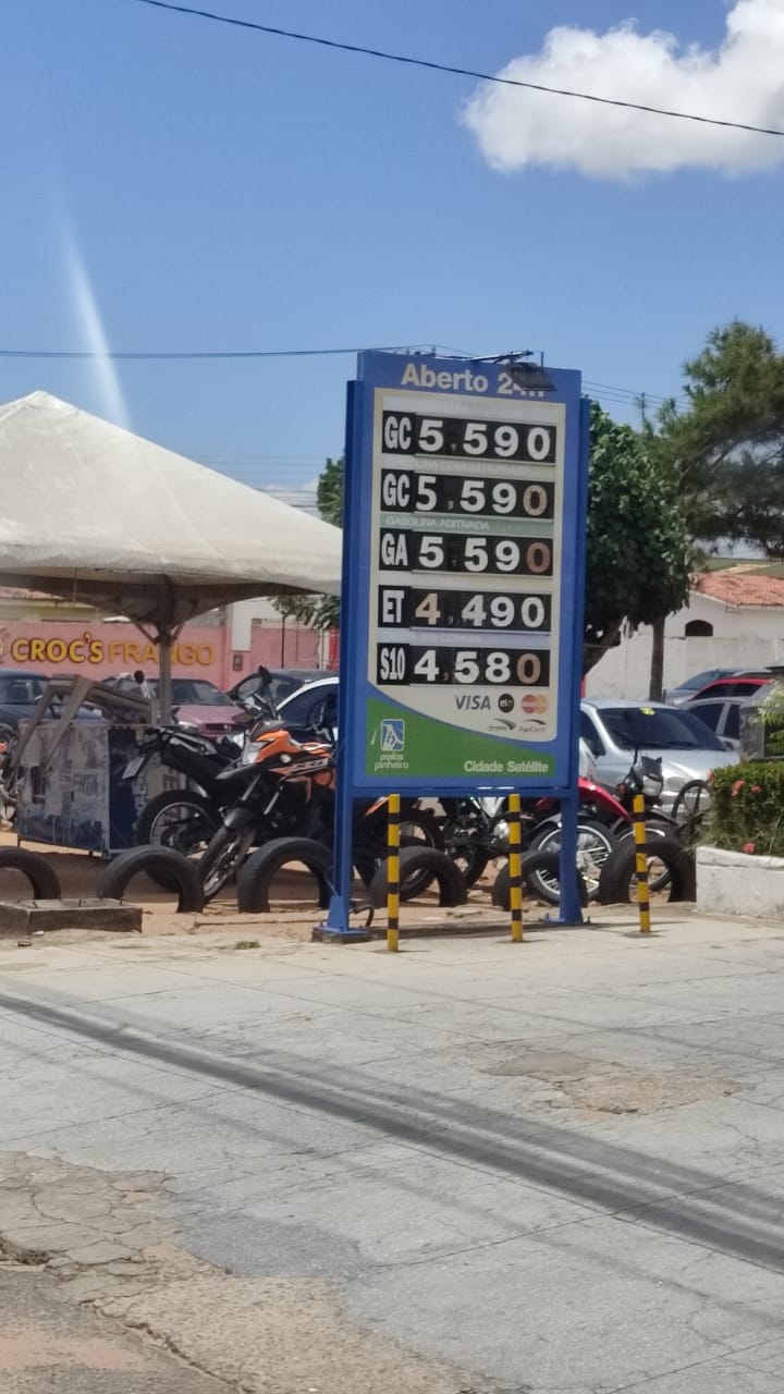 Petrobras anuncia quarto reajuste nos combustíveis em 2021 e gasolina chega a custar até  R$ 5,69 nos postos de Natal