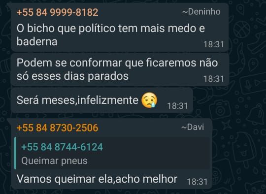 Frequentador de academia ameaça queimar governadora Fátima Bezerra após vazamento de novas medidas restritivas