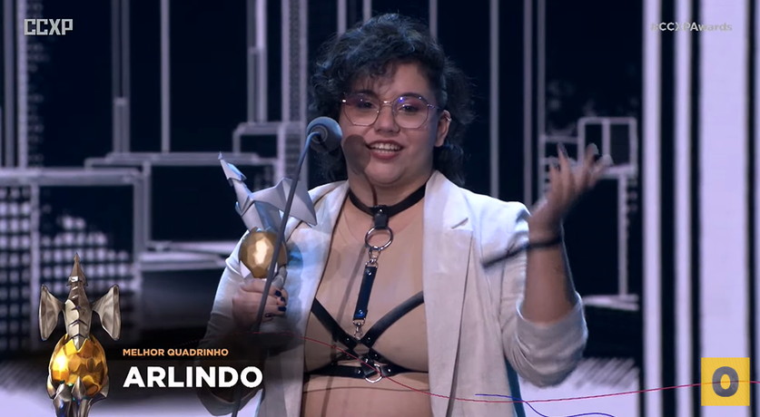 CCXP Awards: IlustraLu, artista do RN, ganha prêmio de quadrinho com HQ Arlindo