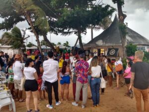 Quiosqueios protestam na Redinha contra remoção I Foto: Centro de Referência em Direitos Humanos Marcos Dionísio (CRDHMD/UFRN)