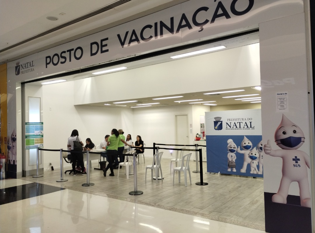 Natal terá pontos de vacinação fechados no domingo (24) e segunda (25)