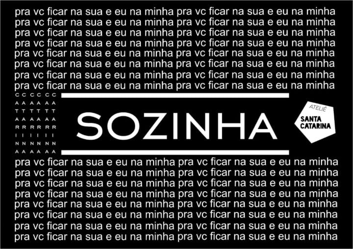 Exposição urbana reivindica o direito de solitude da mulher