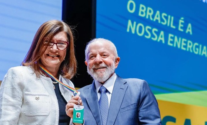 Alinhada com Lula, presidenta da Petrobras cita investimentos e margem equatorial