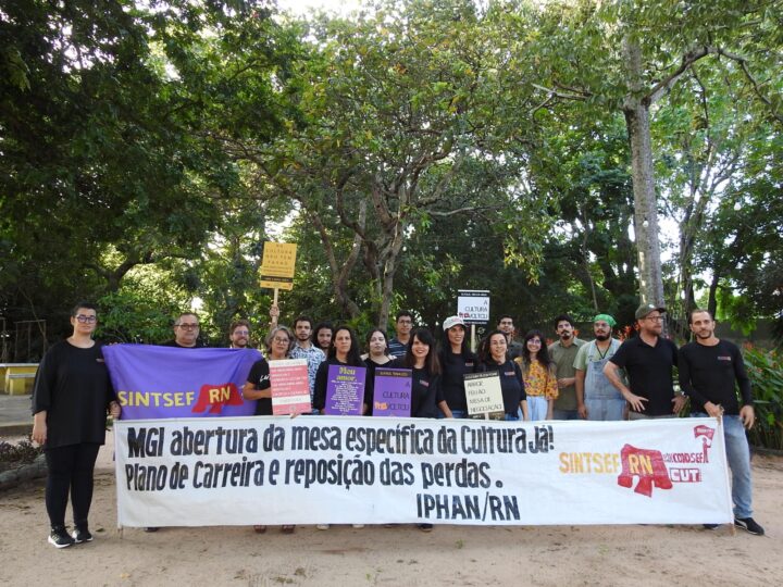 Natal: servidores do IPHAN fizeram ato pedindo melhorias na carreira