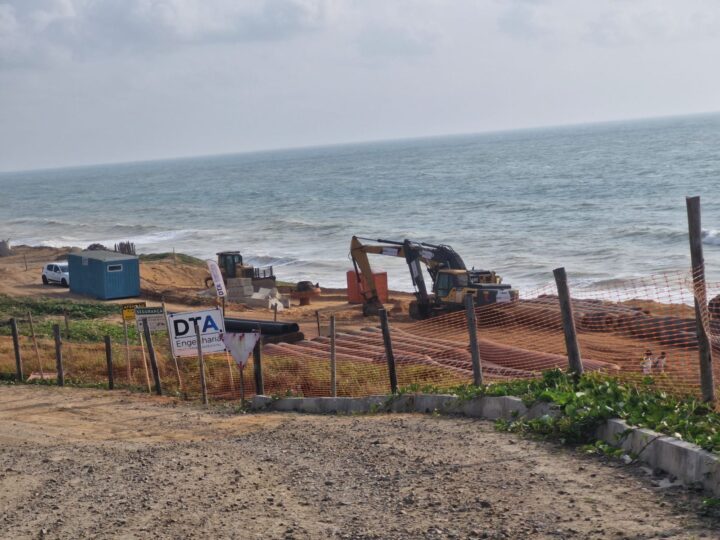 Ponta Negra: obra pode causar morte de animais marinhos, alerta professor da UERN