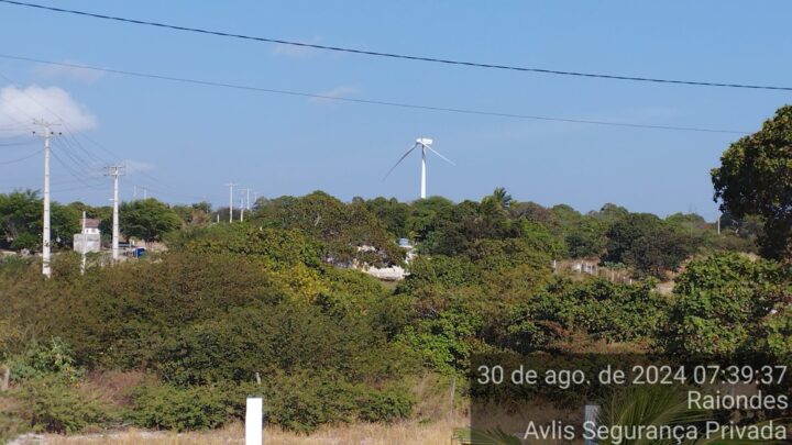 Pá de aerogerador despenca no complexo eólico de Serra de Santana (RN)