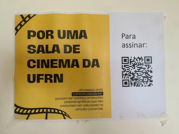 Projeto da UFRN recolhe assinaturas para criação de sala pública de cinema