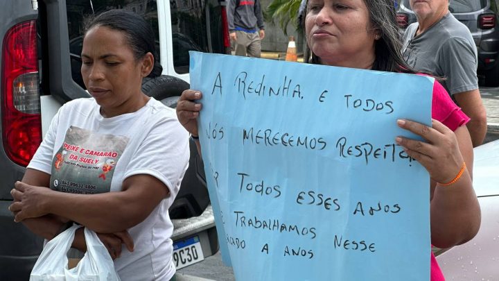 Permissionários protestam após exclusão em festival no Mercado da Redinha