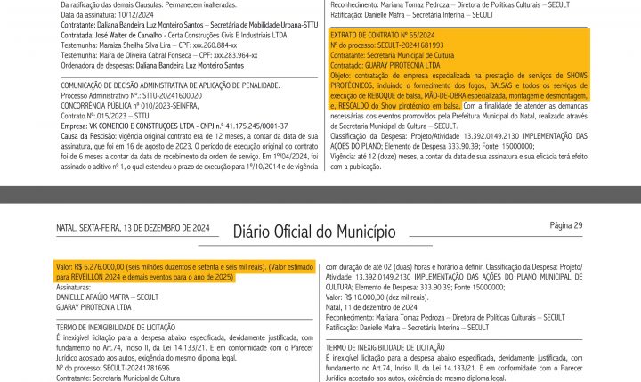 Réveillon: Queima de fogos em Natal dobra de preço e custará mais que Salvador