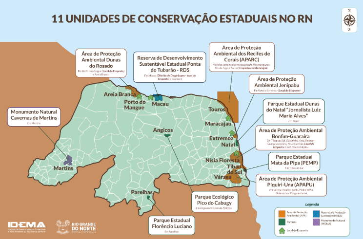 Rio Grande do Norte tem 11 unidades de conservação da natureza