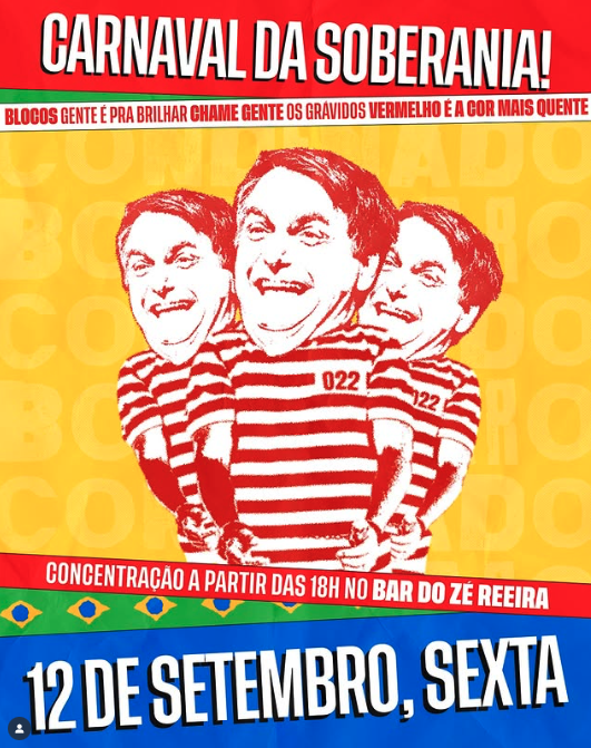 Blocos de Natal fazem Carnaval da Soberania para celebrar condenação de Bolsonaro