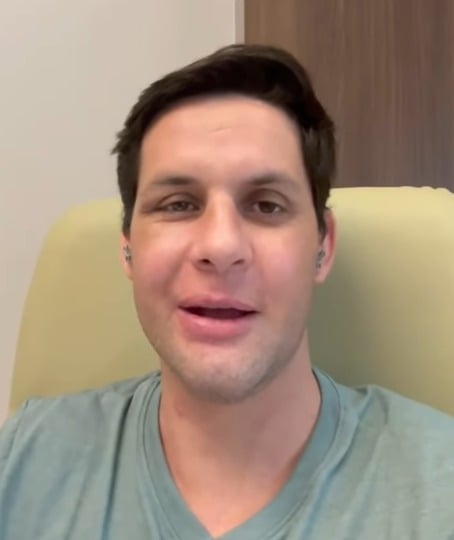 Rafael Motta publica novo vídeo após saída da UTI e agradece Walfredo Gurgel