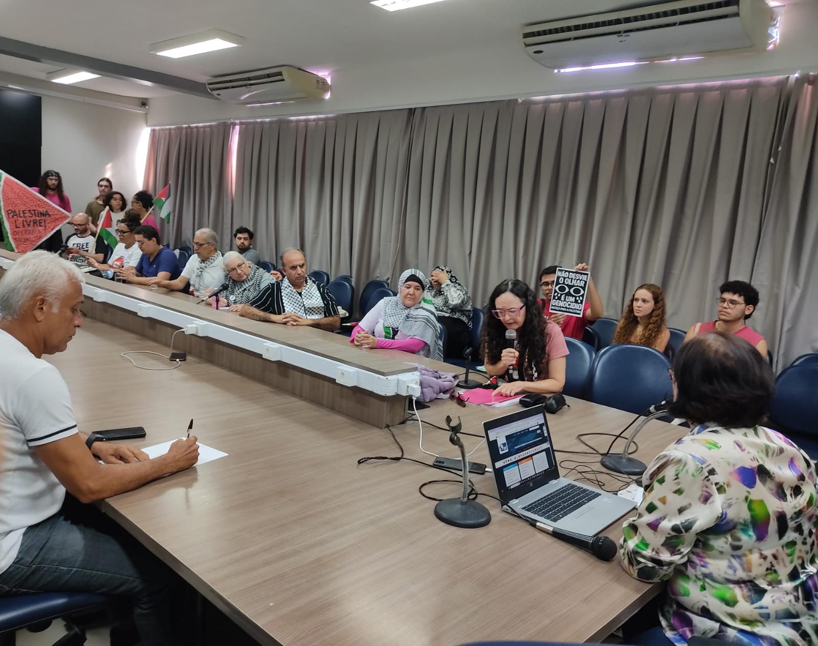 Comunidade da UFRN pede fim das relações da universidade com Israel
