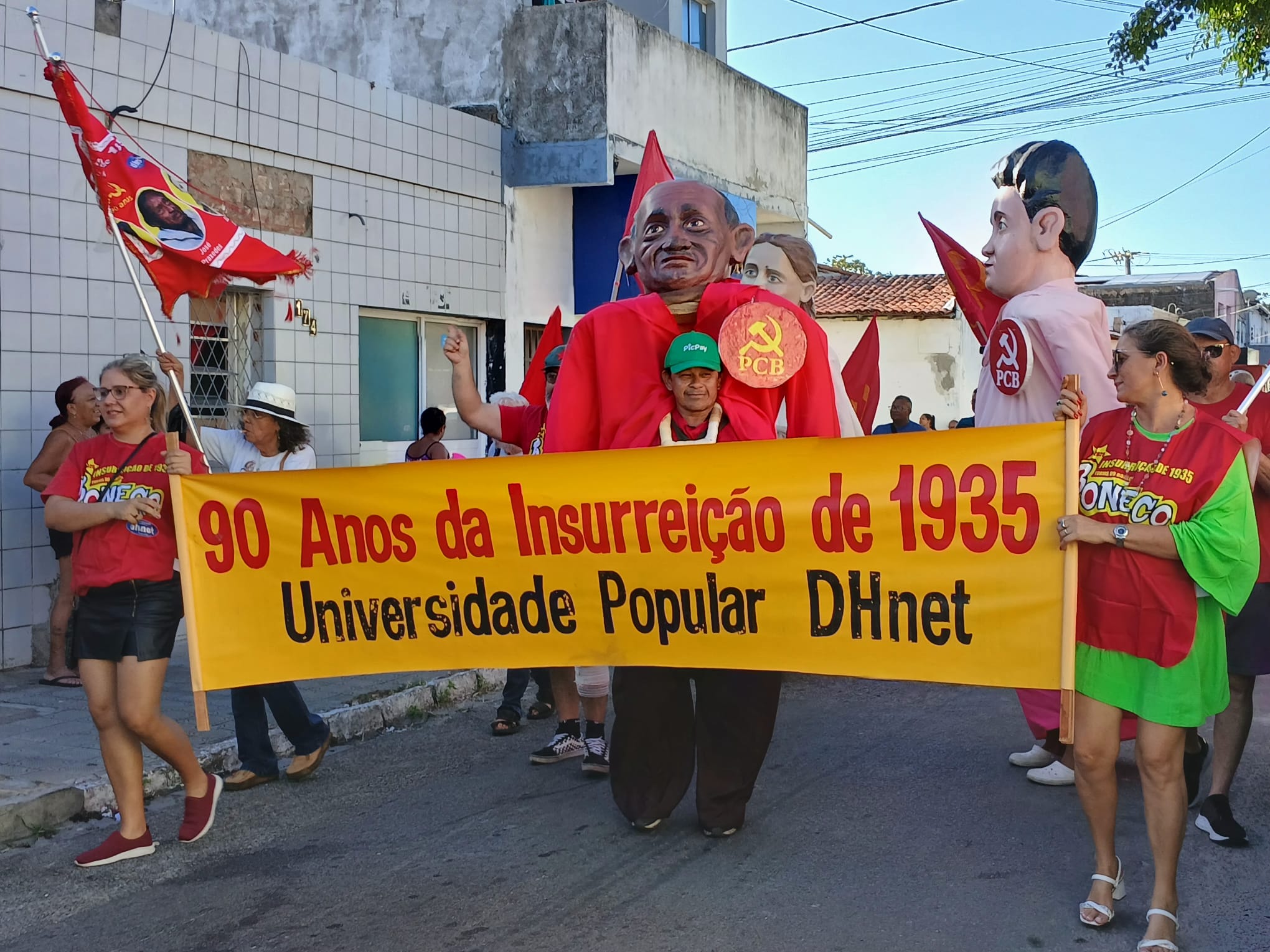 Ato político e cultural lembra 90 anos da Insurreição Comunista de 1935 em Natal