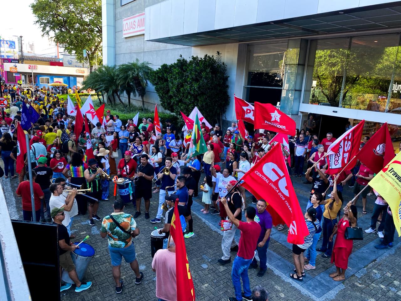 Manifestações em Natal e Mossoró lembram da tentativa de golpe no 8 de janeiro
