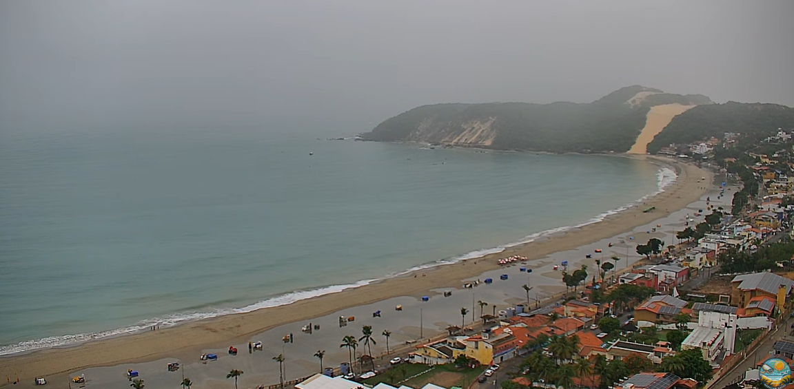 Área da engorda da praia de Ponta Negra volta a alagar após chuvas
