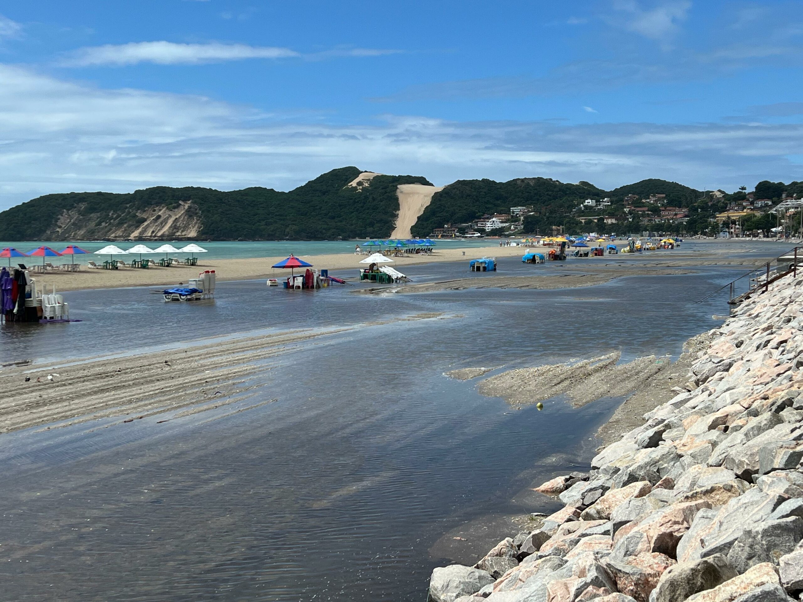 Perda de areia pode comprometer engorda de Ponta Negra, alerta professor