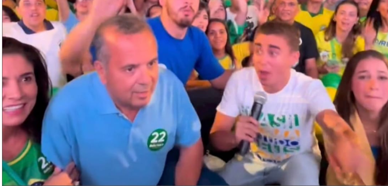 Nikolas Ferreira usou avião de Vorcaro para vir a Natal fazer campanha para Bolsonaro