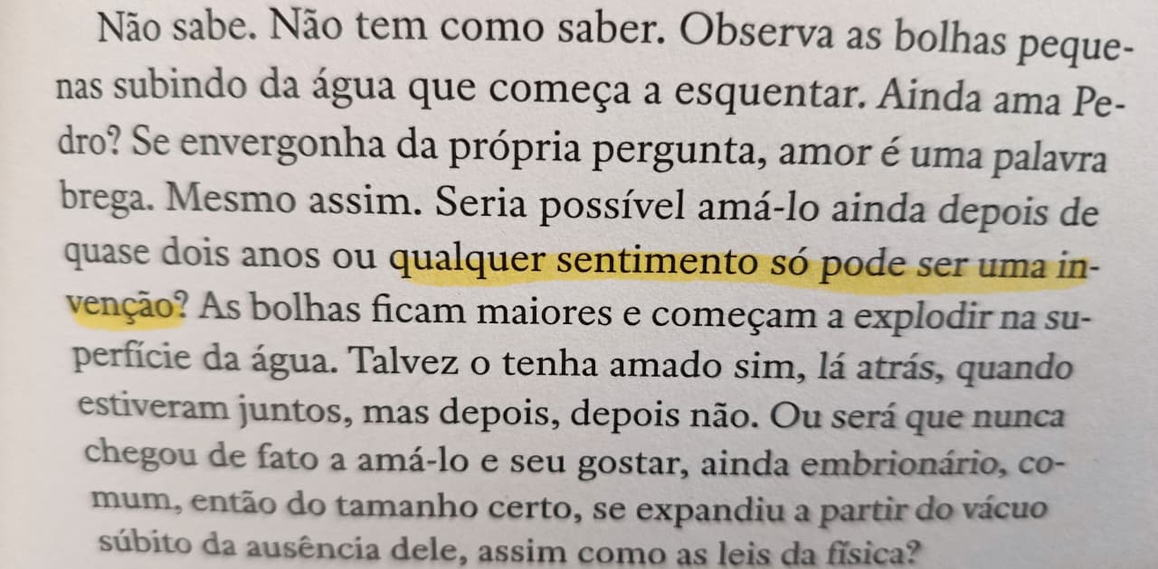 O nosso amor, a gente inventa