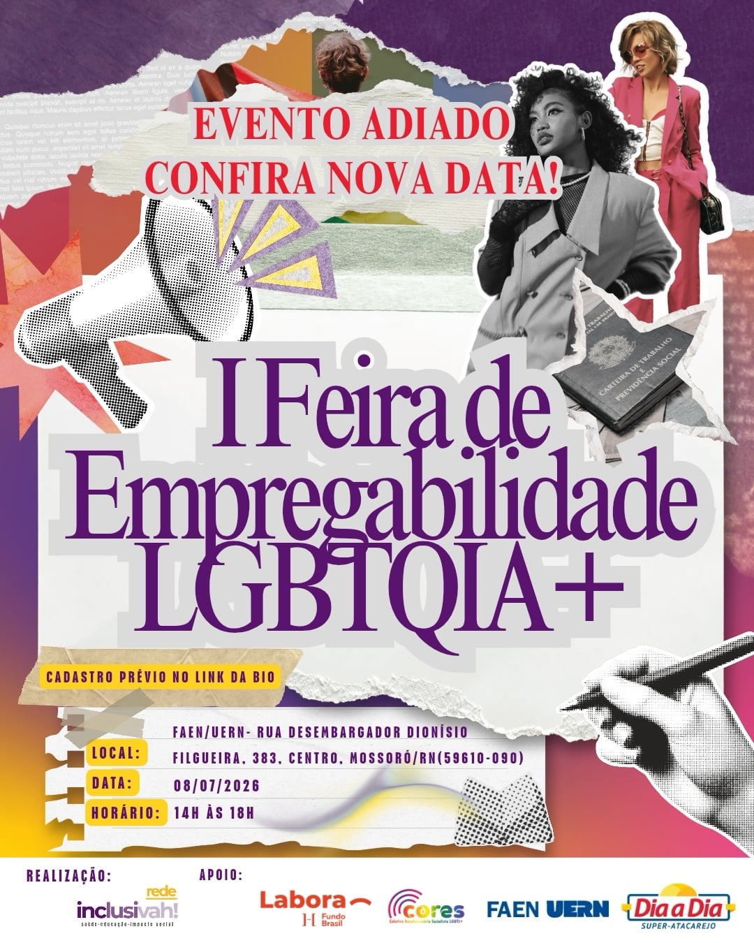 1ª Feira de Empregabilidade LGBTQIA+ reforça inclusão profissional em Mossoró