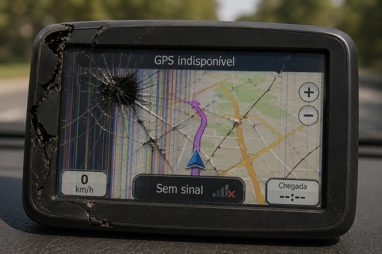 GPS funcionando: uma experiência